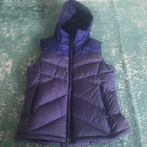 The north face hooded vest
